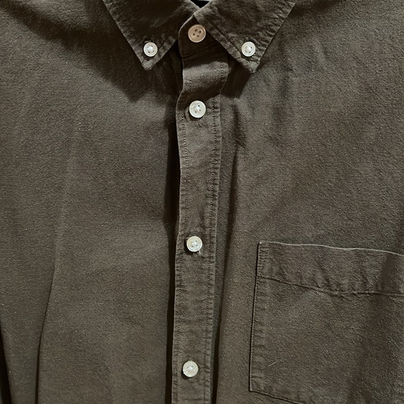 Long Sleeve Olive Shirt, Size Large - Picture 4 of 4